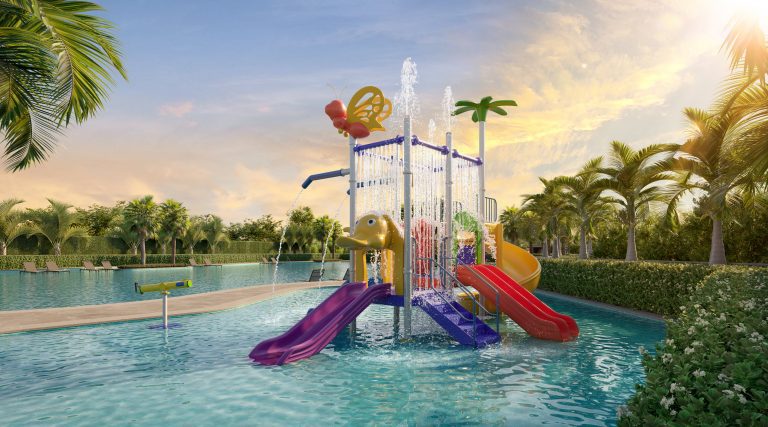 Perspectiva Ilustrada: Piscina Infantil Do Alive Home Resort, Vila Prudente