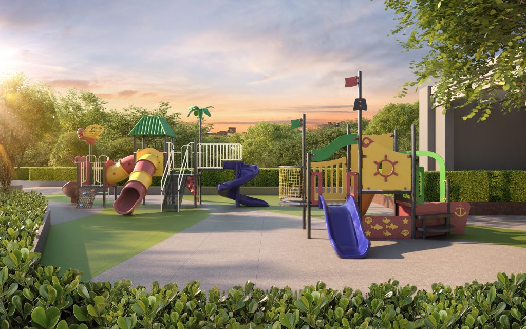 Perspectiva Ilustrada: Playground Do Alive Home Resort, Vila Prudente