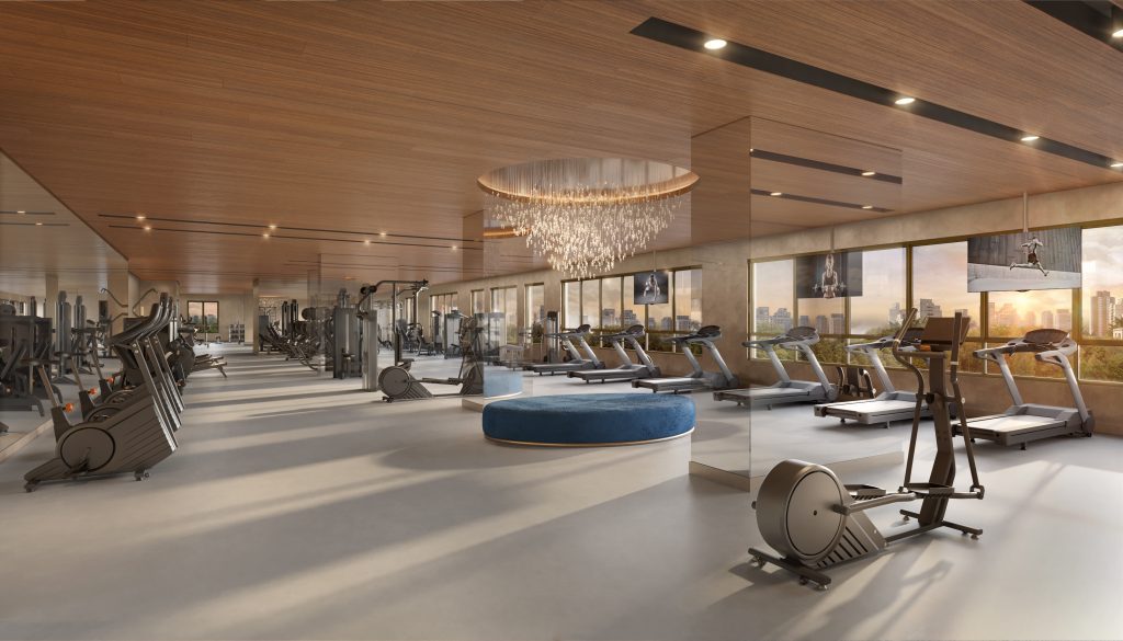 Perspectiva Ilustrada: Fitness Do Alive Home Resort, Vila Prudente