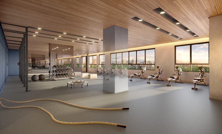 Perspectiva Ilustrada: Sala Multifuncional Do Alive Home Resort, Vila Prudente